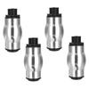 4x Stainless Steel Frothy Fountain Nozzle Bubbling Waterscape Pond Sprayhead
