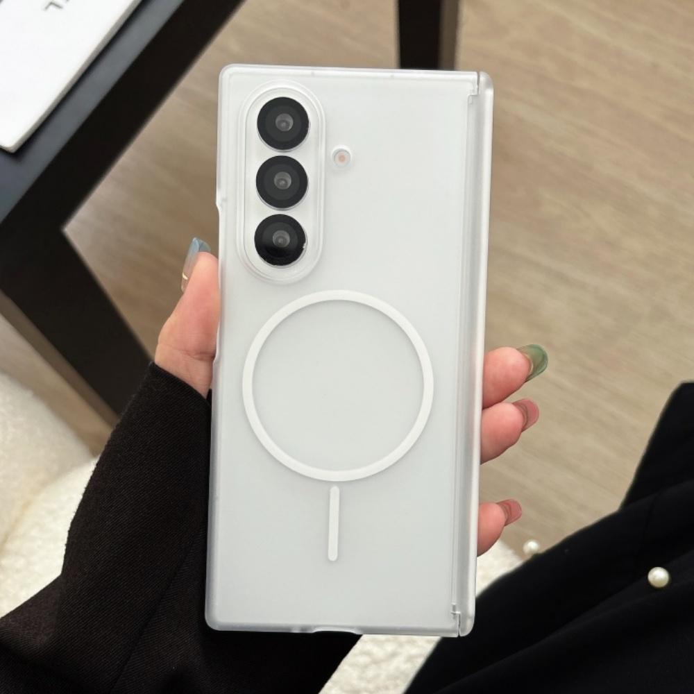 Samsung Z Fold 7 6 5 4 Luxury Matte Skin Feeling for Magsafe Magnetic Phone Case Samsung Z Flip 7 6 5 Shockproof Anti Drop Cover