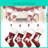 Cozy 2024 Christmas Stockings Crafted With Beautiful Reindeer Embroidery And Fabrics
