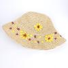 Woven Straw Hat Women's Summer Sun Protection Sun Hat Travel Beach Sun Hat Vacation Breathable Foldable