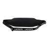 Lacoste Casual Versatile Comfortable Nylon Waist Bag Medium Unisex bags Black NU3798UH-000