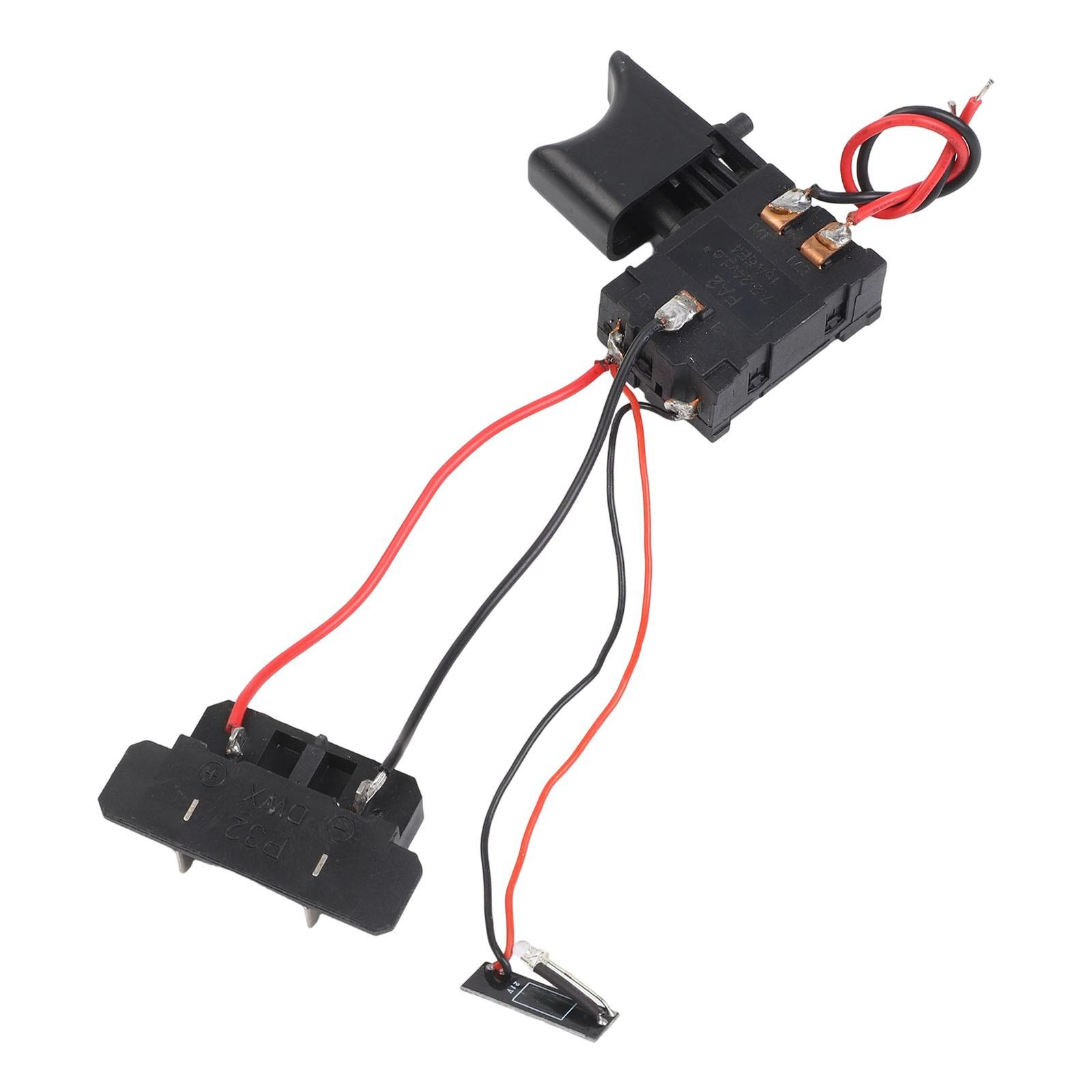 

Adjustable Speed Trigger Switch for 16 8V 18V Power Tools with Light Feature