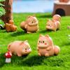 Adorable Forest Squirrel Resin Figurine For Creative Miniature Garden Decor