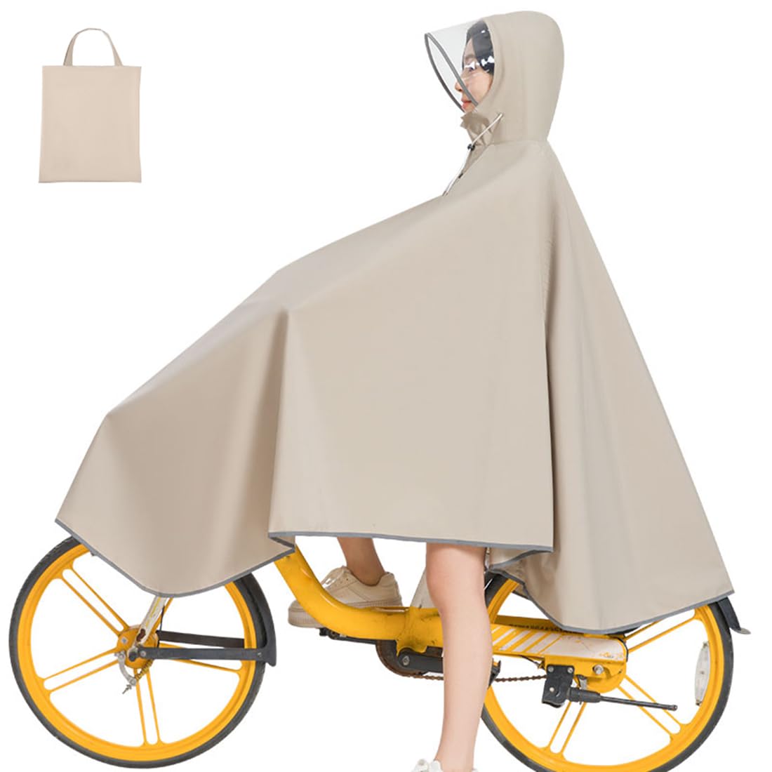 

AISHITE Велосипедный Дождевой Дождь Катастрофа Вода Быстрая Сумка для Хранения Включен Дождевик, Дождевик, Пончо, Большого размера, Снаряжение, Пончо, Легкий, Мужской, Женский,