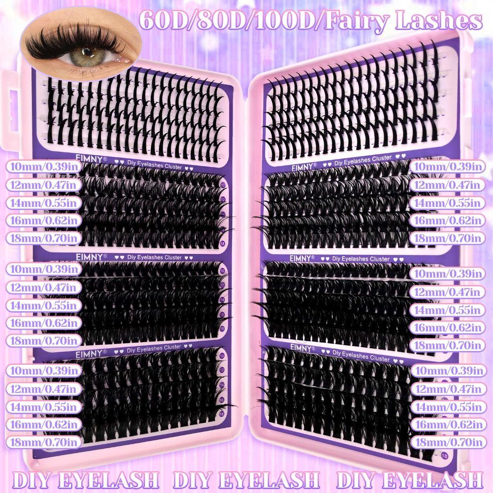 Wispy Style False Eyelashes Bond and Seal DIY Lash Extension Kit Fake Eyelash  Eye Lash Extension