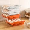 Automatic Scrolling Egg Rack Refrigerator Eggs Storage Box Holder Kitchen Double-Layer Egg Holder Drawer-Type Eggs Box