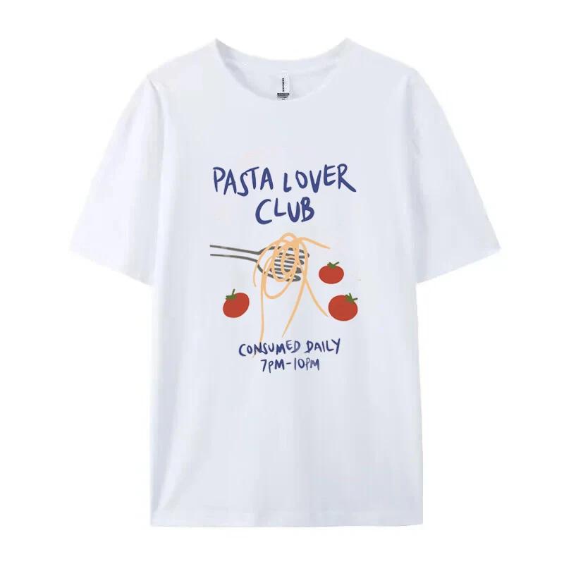 Womens Retro Graphic TShirt Fruit Print Crew Neck Short Sleeve Oversized Harajuku Y2k Streetwear Unisex Fashion Top