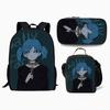 Sally Face Backpack Set With 17inch Large Capacity Student Computer Bag For Daily Use