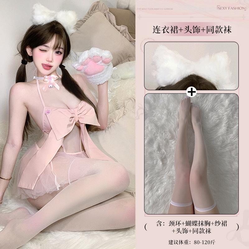 Japanese Cute Plush Ears Bell Bow Headband Lolita Headgear Fox Ear Accessories Cat Ear Headband