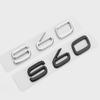 ABS Letter Car Rear Trunk Badge Sticker Decal for Vol-vo S40 S60 S90 S80 S80L Logo Decal Accessories