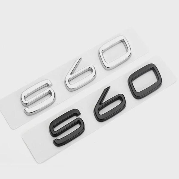 ABS Letter Car Rear Trunk Badge Sticker Decal for Vol-vo S40 S60 S90 S80 S80L Logo Decal Accessories