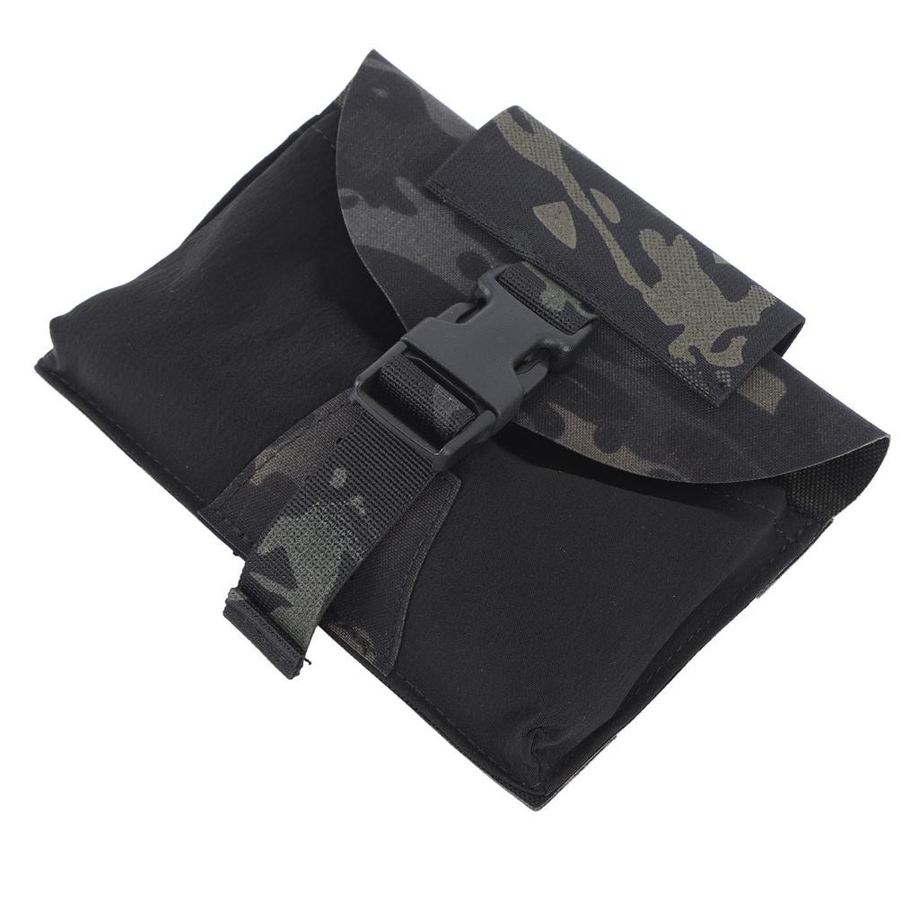 Molle Medical Pouch Multifunctional Wide Adaptability Nylon Cloth Military Belt Bag for Emergency Black CP