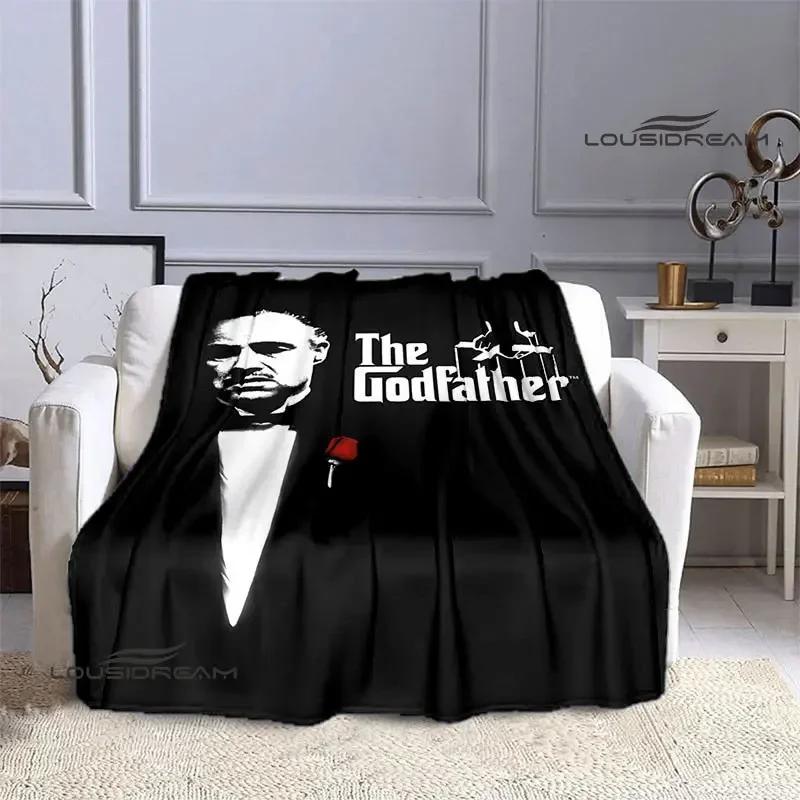 The Godfather Retro Printed Blanket Picnic Blanket Warm Flannel Blankets Home Bed Linings Blankets for Beds Birthday Gift
