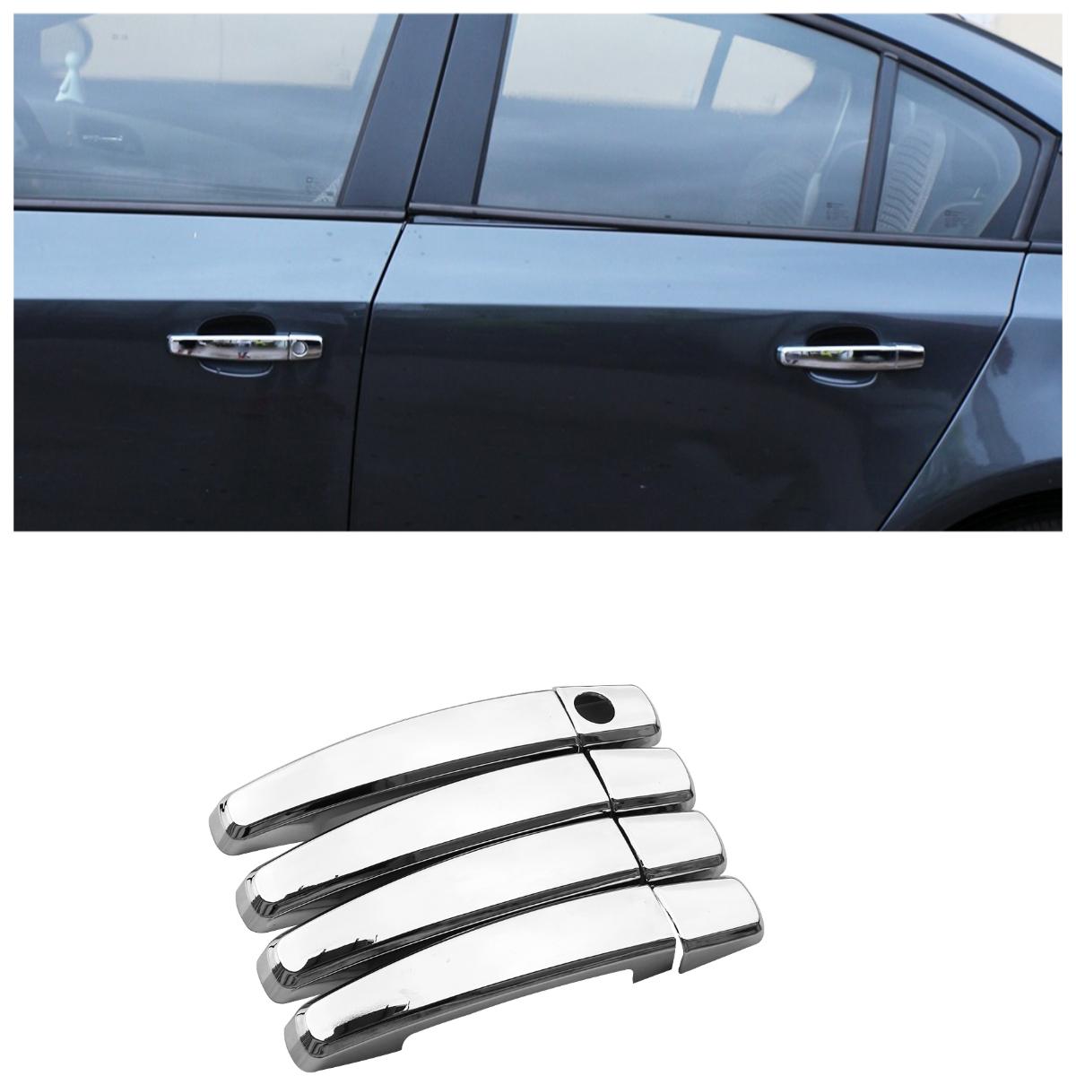 

For Chevrolet Cruze 2009 2010 2011 2013 2014 Accessories Parts Door Handle Cover ABS Chrome Decorative Sticker срібний