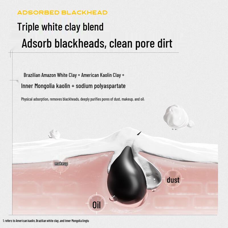 C-Cah 3. Generation Reinigende Weißtonerde Essenzmaske