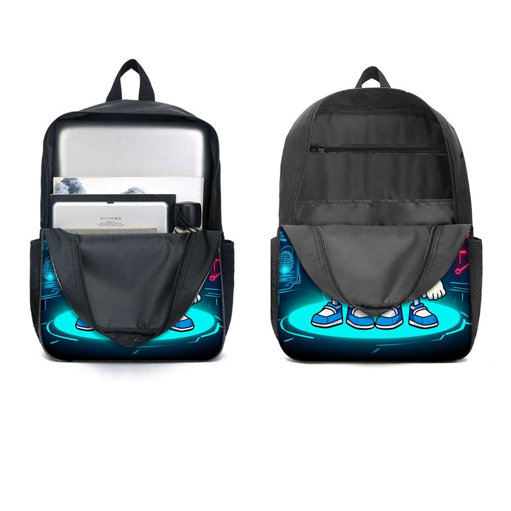3pcs Cartoon Number 67 Pattern Backpack Set Lightweight Large Capacity School Bag Travel Bag with Shoulder Bag Pencil Bags Gift