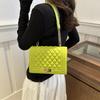 Pu Leather Retro Single Shoulder Bag With Chain Detail For Daily Use