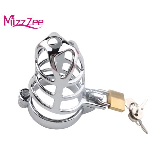 Mizz Zee Penis Pečlivé zpracování Zařízení pro cudnost Leštící zařízení pro muže z nerezové oceli