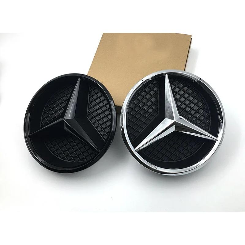 Auto Front Logo Emblem Kühlergrill Abzeichen für Mercedes Benz W156 W204 W205 W210 W211 W212 W213 C E-Klasse GLA GLK ML GLC GLE Zubehör