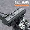 Aluminum Alloy Bright Bicycle Light Multifunctional USB Rechargeable Bike Front Light Waterproof