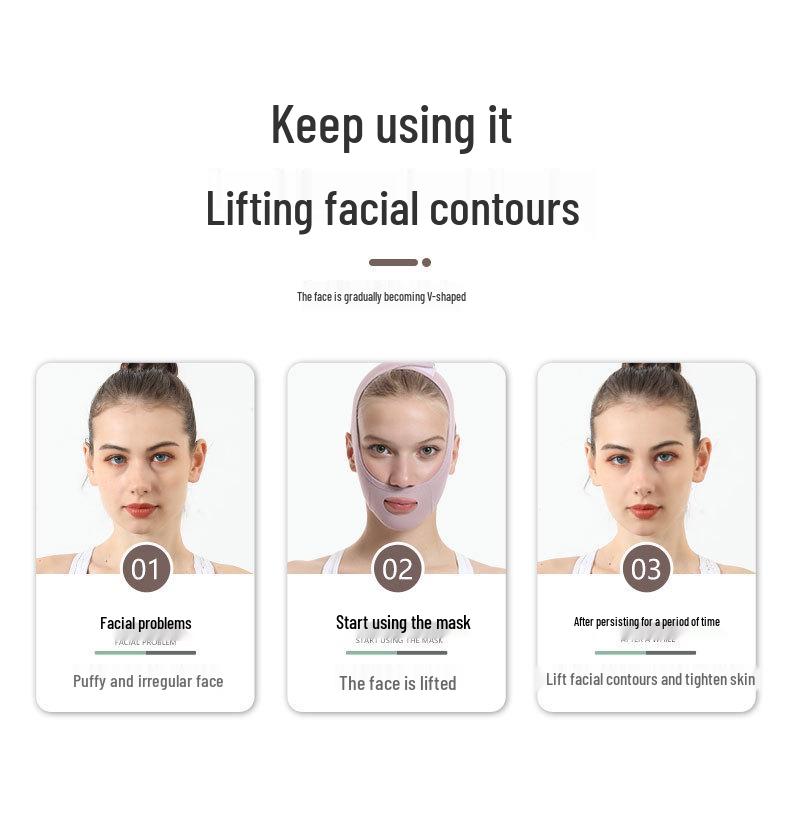 V-Line Shaping Face Mask for Day & Night Use, Enhanced Lifting Version
