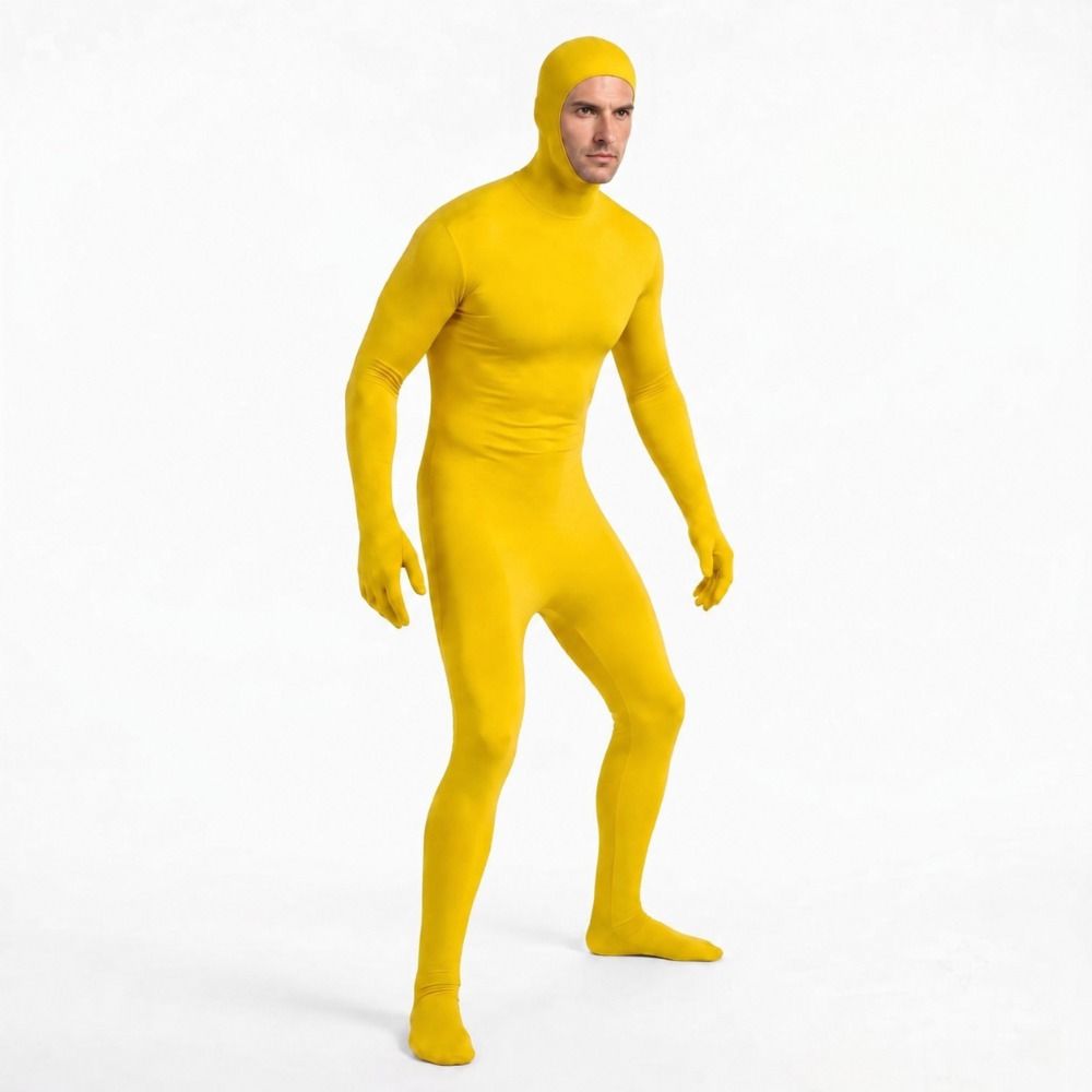 Mantello dell'invisibilità Bambino Adulto Zentai Tuta Intera Body aderente Tuta Integrale Costumi Cosplay