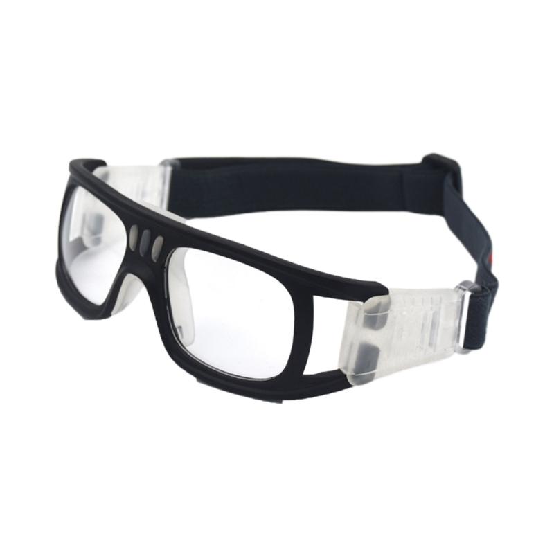 Sports Goggles Adult Protective Safety Goggles Basketball Glasses for Men with Adjustable Head Strap & Replaceable Lens