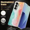 Colorful Marble Case For Samsung Z Fold 8 Ultra 7 6 5 Luxury Plating Leather Skin Hard Phone Cover For Galaxy Z Fold8 Fold7 Fold6
