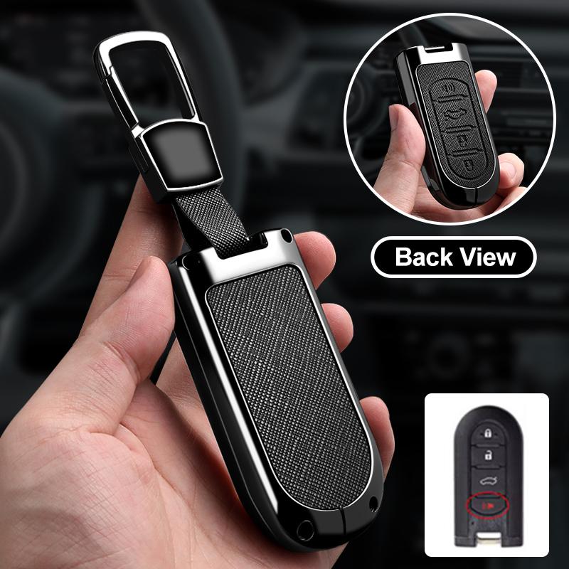 Metal Car Key Case Cover Shell Fob For Toyota Roomy Tank Passo Roomie For Daihatsu La600S La610S La150S Canvas Tanto Move