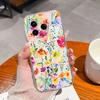 Case For POCO F7 Pro / F7 Ultra Summer Flower Transparent Funda For POCO F 7 Soft Untra Thin Phone Back Cover Shockproof Housing