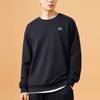 Anta Lifestyle Series Solid Color Crew Neck Pullover Long Sleeve Sweatshirt Unisex Sweatshirt Black 972348710-6