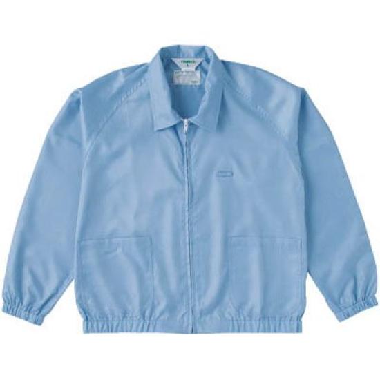 

TRUSCO Grid Jacket Anti-Static (with Collar), Blue, LL, TCLGJ-B-LL синий