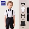 Sommerliche formelle Hosenträger-Shorts für Jungen
