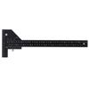 0-280mm T Shaped Ruler Accurate Scale Marking Gauge Portable Scribe Ruler  Measuring Tool
