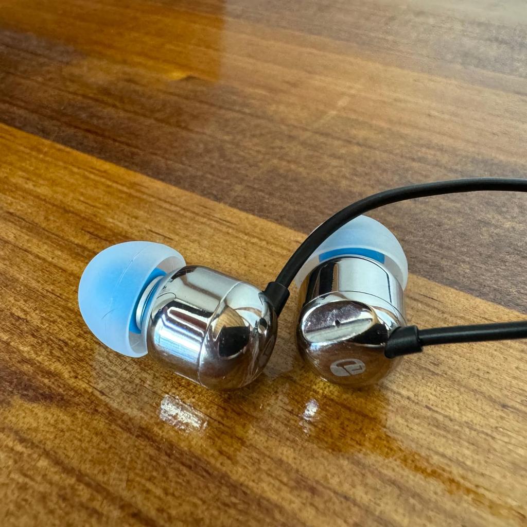 INTIME Kabelgebundene Ao2 Balanced Kopfhörer, Balanced, Silber, In-Ear Typ, 4,4mm Anschluss, O2-SR2-4.4