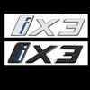 LVLL3 Applicable To BMW iX3 I3 Logo Tail Car Stickers 3D ABS Letter Car Stickers New Energy G08 New Logo Modified Auto Parts.