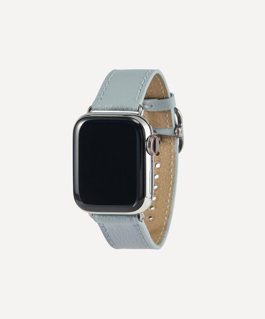 Adeo Apple Watch Galaxy Watch Recycled Vegan Leather Watch Strap Sky Blanc (A Type)
