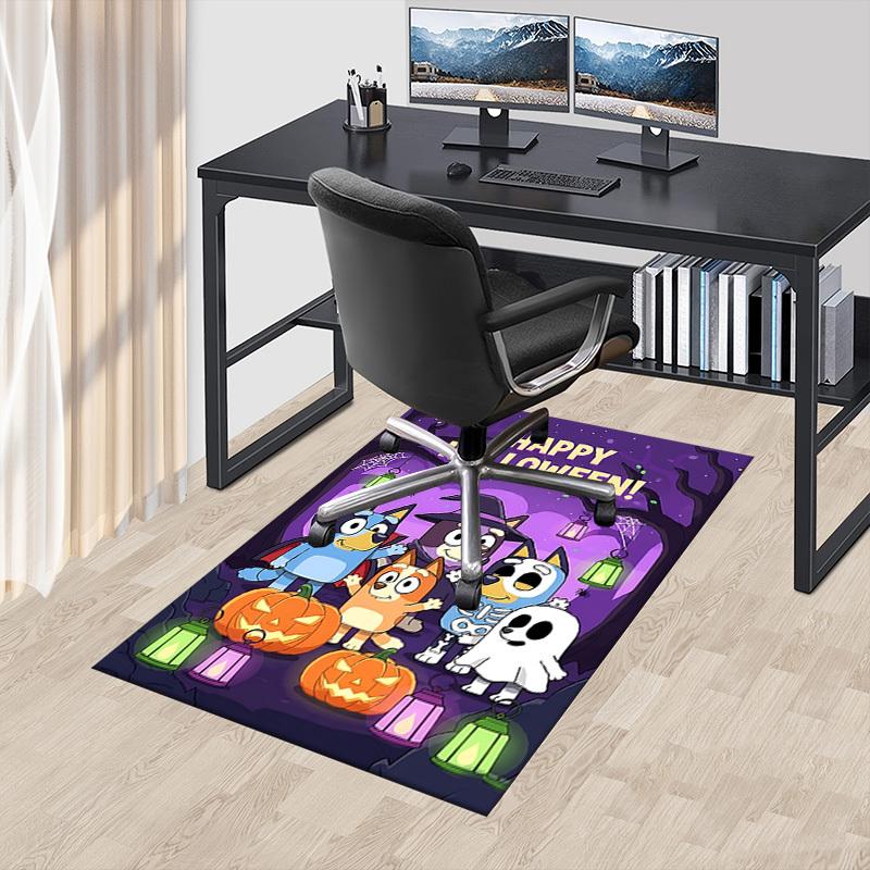 1pc Halloween Ghost Carpet Anti Slip Polyester Floor Mat for office.Bedroom