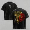Japan Heißblut Anime Die Sieben Todsünden Escanor Grafik Gewaschenes T-Shirt Herren Damen Übergroß Vintage Baumwolle Streetwear Yk Kleidung