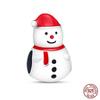Lucky Snowflake Charm Bead Charms Compatible With 3mm Authentic Bracelets Copper Glitter Christmas Tree Crystal Ball Penguins Charm Bead Charms