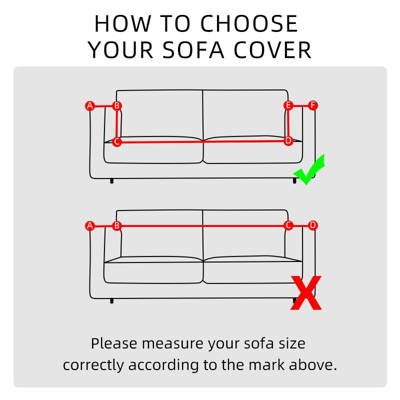 Spandex Sofa Covers For Living Room Printing Elastic Couch Cover Slipcovers Armchair Furniture Protector 1 /2 /3 /4 -Seater