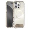 For iPhone 16 Pro Case Compatible with MagSafe Folding Kickstand Anti Drop PC + TPU Back Cover