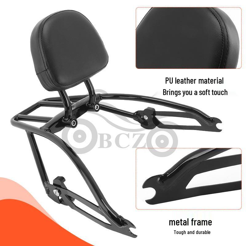 Harley Street 750/500 XG Modified Backrest & Touring Luggage Rack