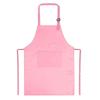 Minimalist Parent-Child Baking Apron Set with Chef Hat and Logo Print