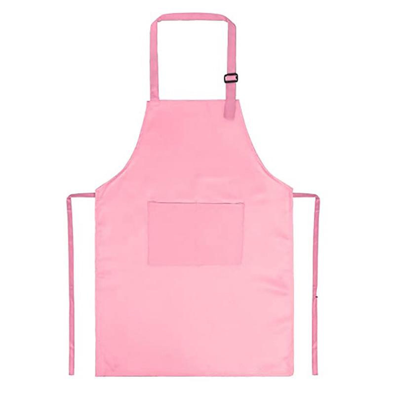 Minimalist Parent-Child Baking Apron Set with Chef Hat and Logo Print