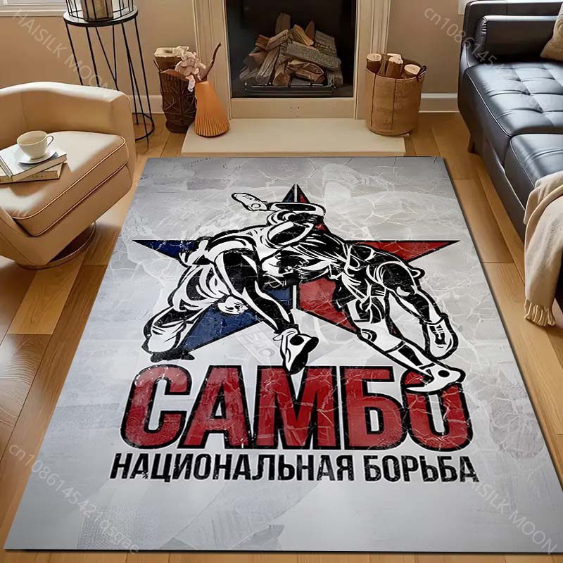 

Ковер с принтом русских боевых искусств для спальни, гостиной, прикроватный, под диван, напольный мат, современный домашний декор, коврик, роскошный подарок 40x60cm (16x24in)