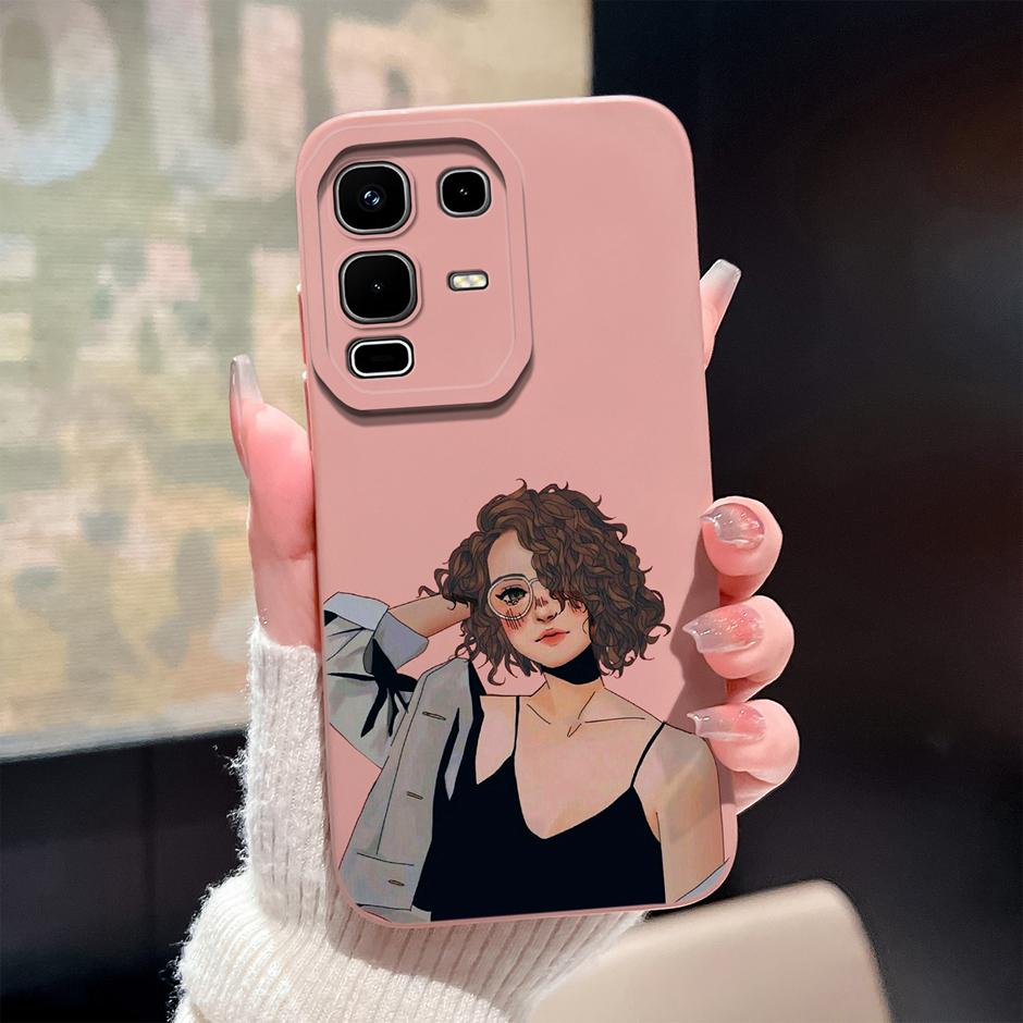 For Infinix Note 50 Pro Plus 50x 4G 5G Phone Case Cute Cartoon Cat Soft Silicone Anti Scratch Protective Bumper Back Cover Funda