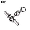 20pcs Set   T Shape   Line Crane Fishing Swivels Connectors Accessories (2Celsius0# )