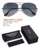 Berikin Aviator Teardrop Gray UV400 for Men and Women Sunglasses, Glass, Gradient, Protection,