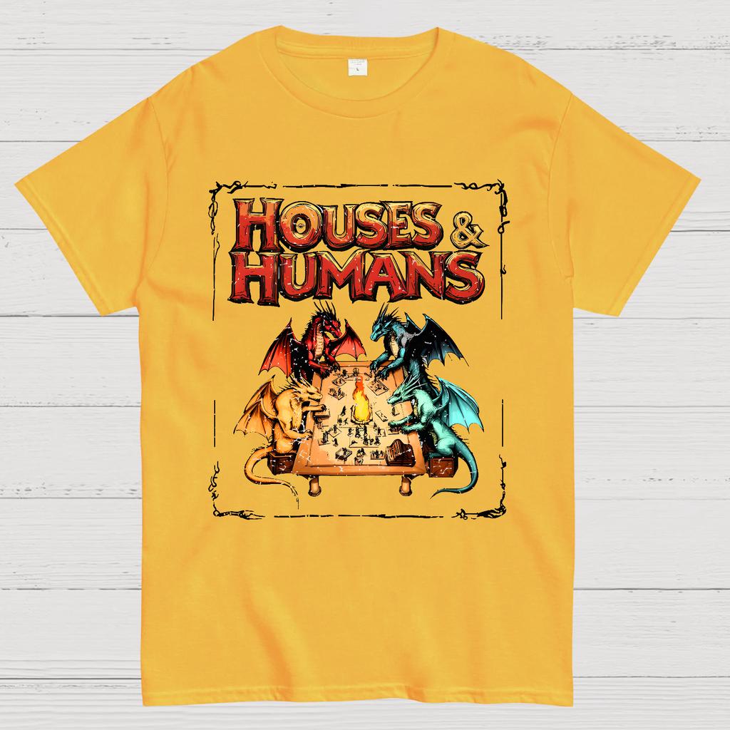 Houses and Humans D&D Cotton Summer Casual Cool Loose T-Shirt